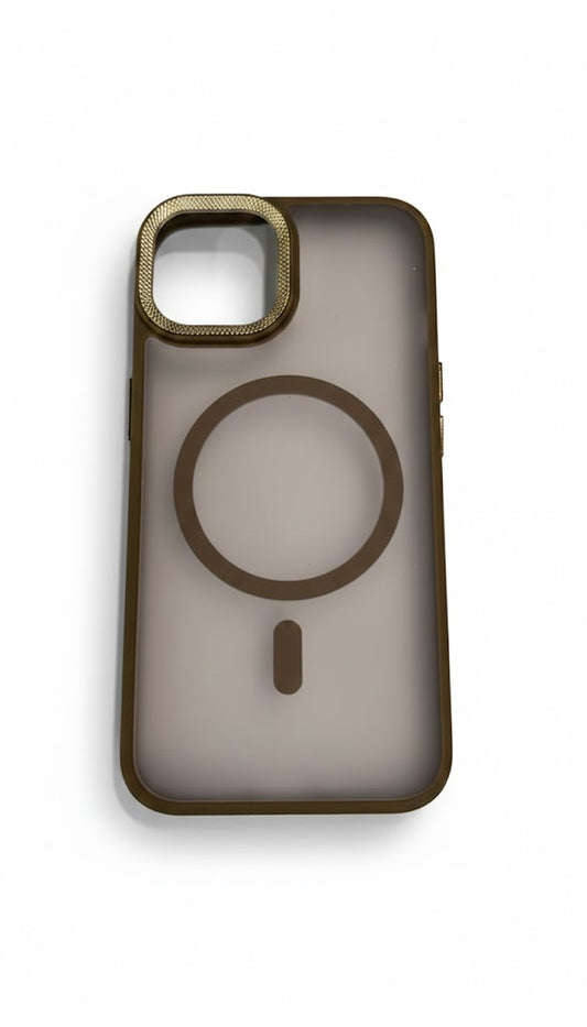 Premium Crystal Back Cover Iphone 14 Pro - Brown Shield