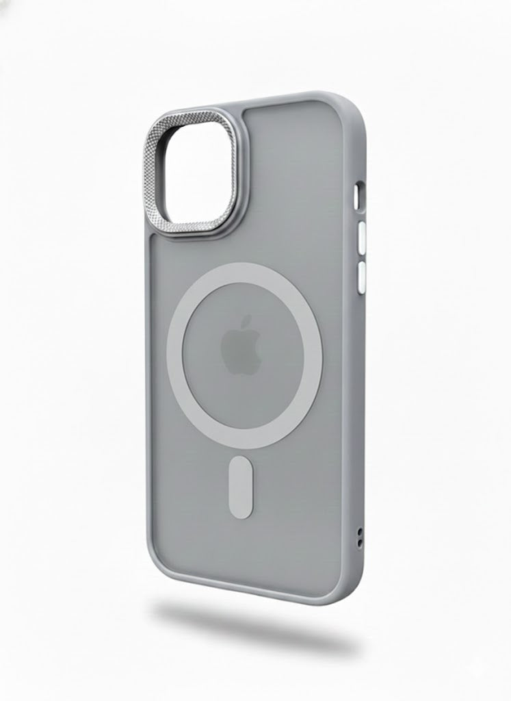 Premium Crystal Back Cover Iphone 15 Pro - Grey Shield